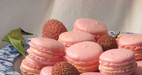 Macarons à l'eau de rose