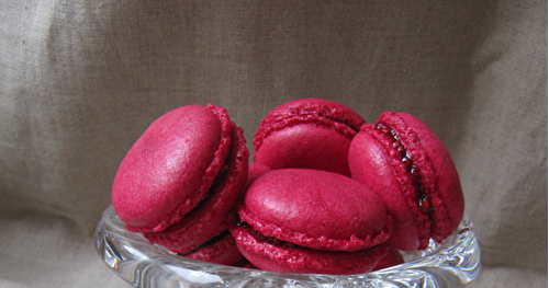 Macarons framboise