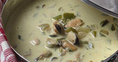 Moules au curry 