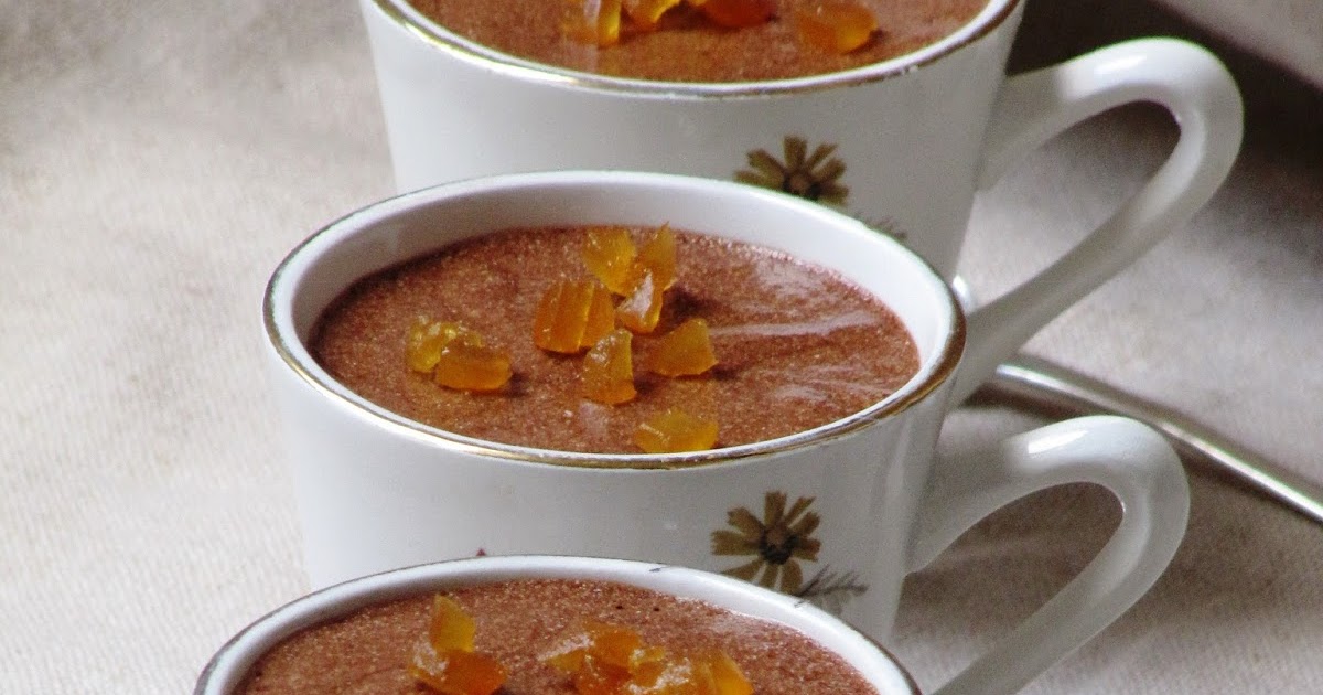 Mousse au chocolat et à l'orange