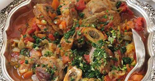 Osso buco gremolata