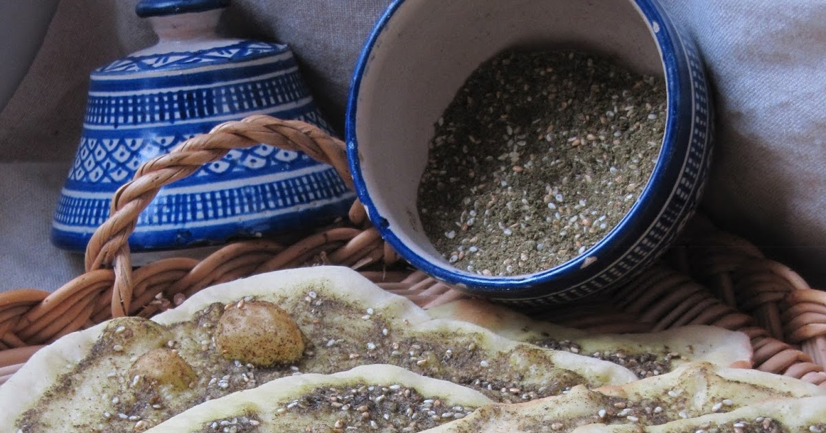 Pain libanais au zaatar : Mana’ish