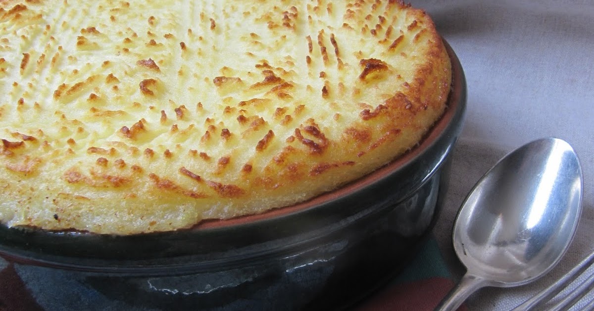 Parmentier de rillettes de canard au céleri