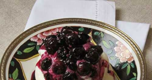 Pavlova aux blueberries