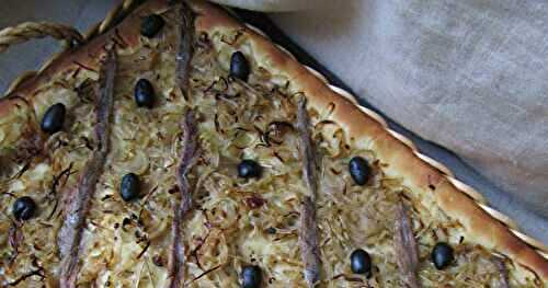 Pissaladière à la pâte levée 