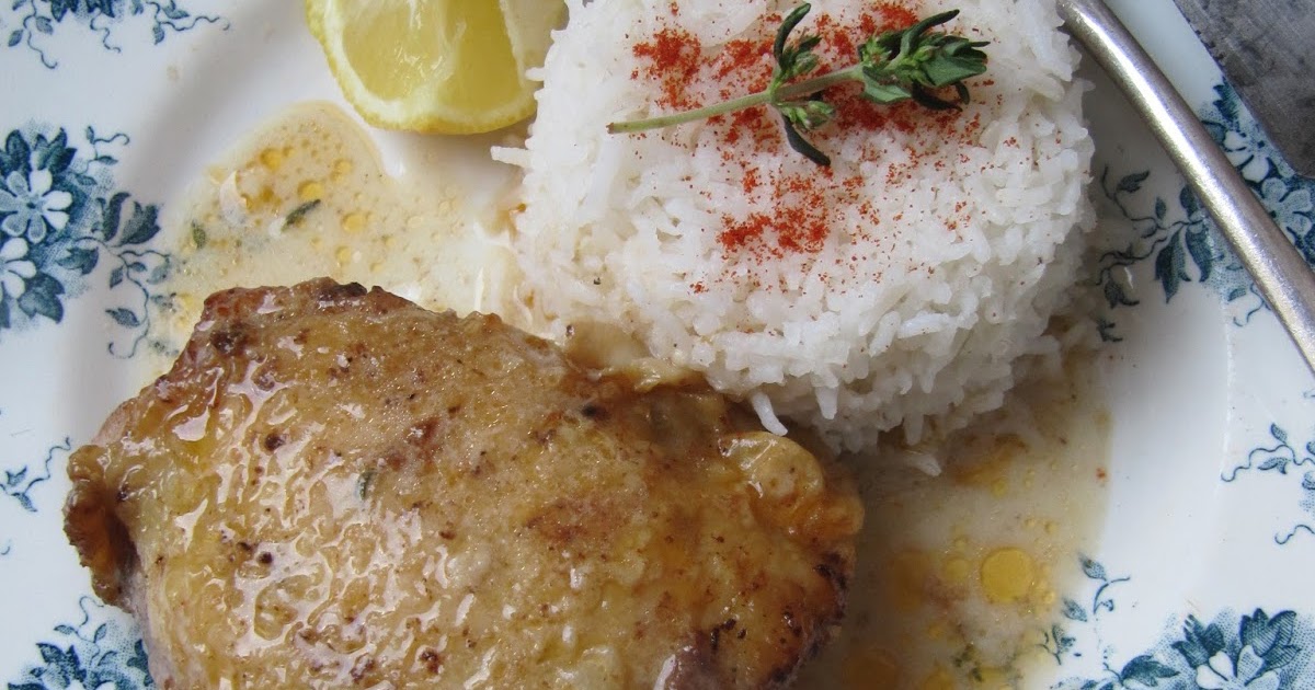 Poulet au thym frais, ail & citron 