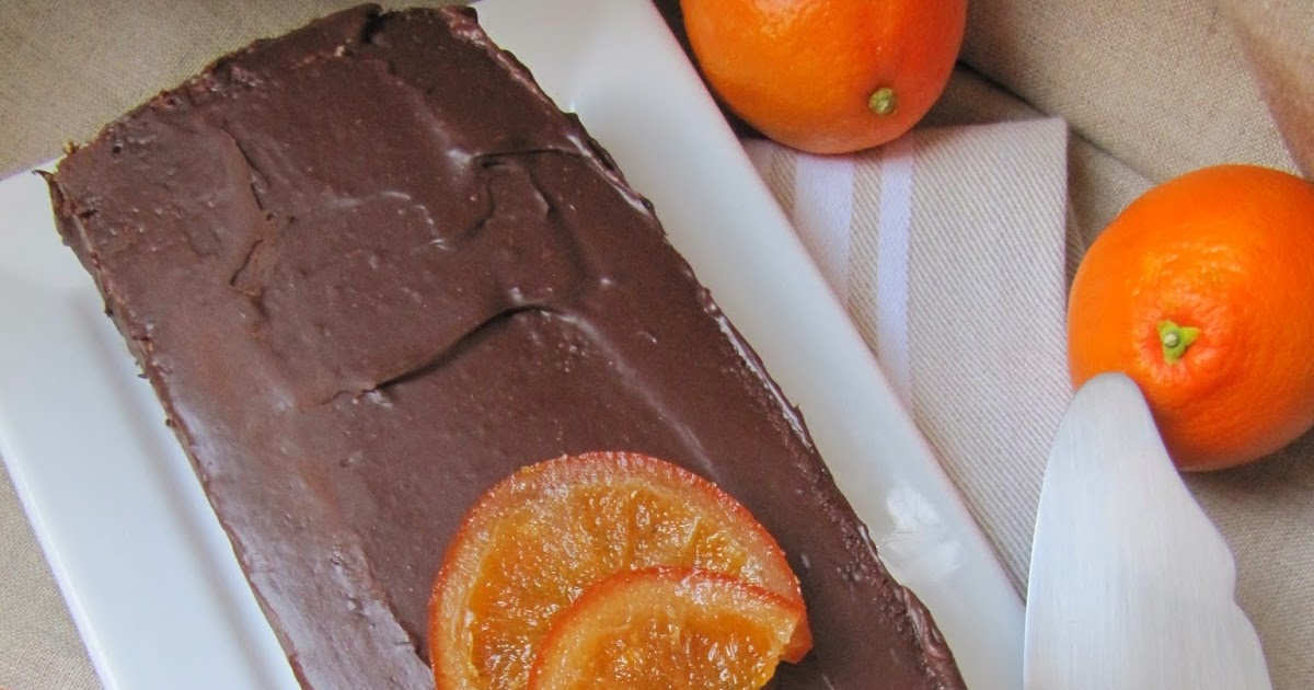 "Poutre" au chocolat et à l'orange