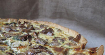 Quiche aux champignons