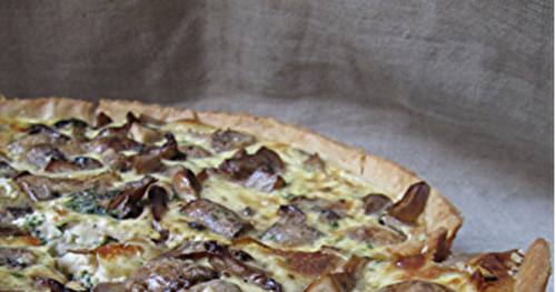 Quiche aux champignons