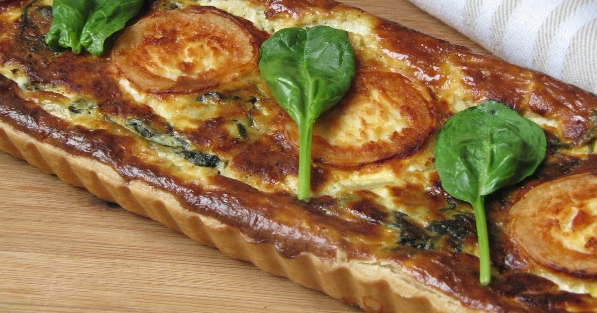 Quiche aux épinards & au chèvre