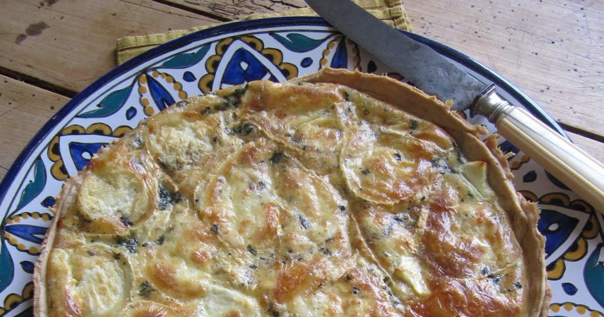 Quiche chèvre/menthe