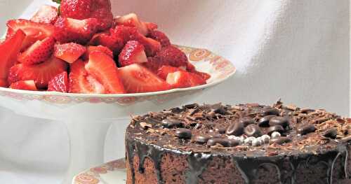 Reine de Saba & salade de fraises