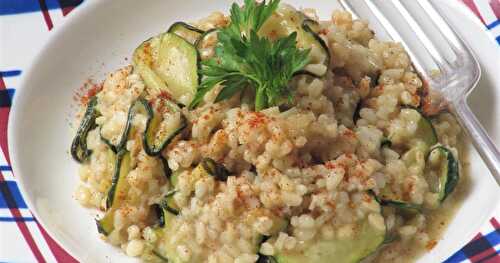 Risotto aux courgettes