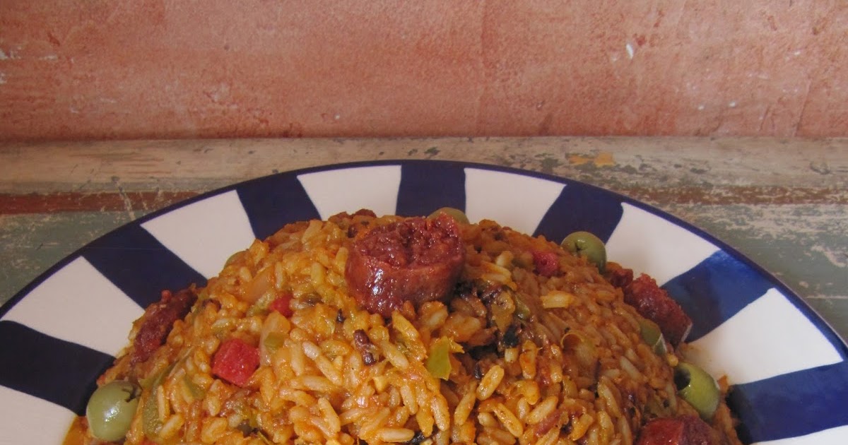 Riz aux poivrons et aux olives