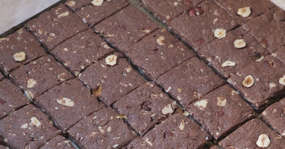 Sablés au chocolat, noisettes & amandes