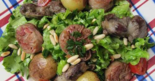 Salade d'andouillette & de gésiers