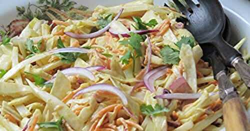 Salade d'endives et de carottes façon caleslaw