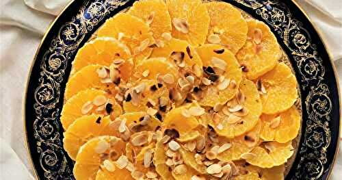 Salade d'oranges au miel et à la fleur d'oranger