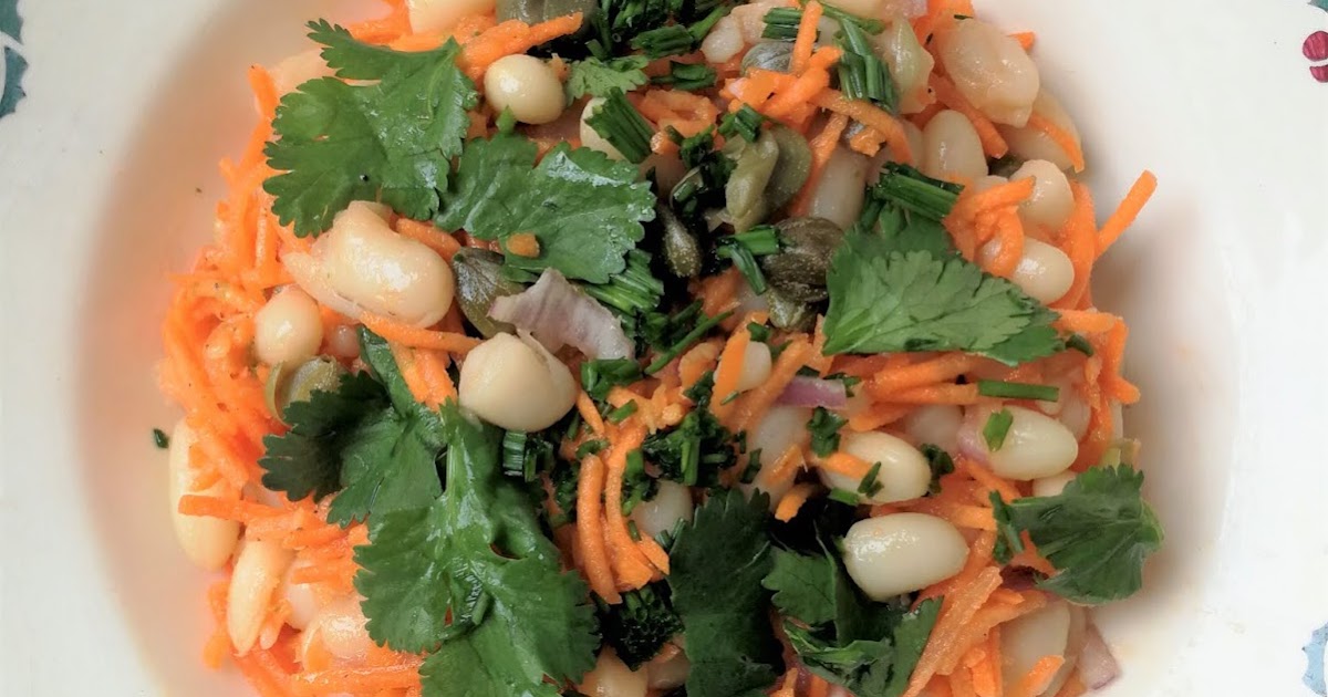 Salade de carottes et haricots blancs 