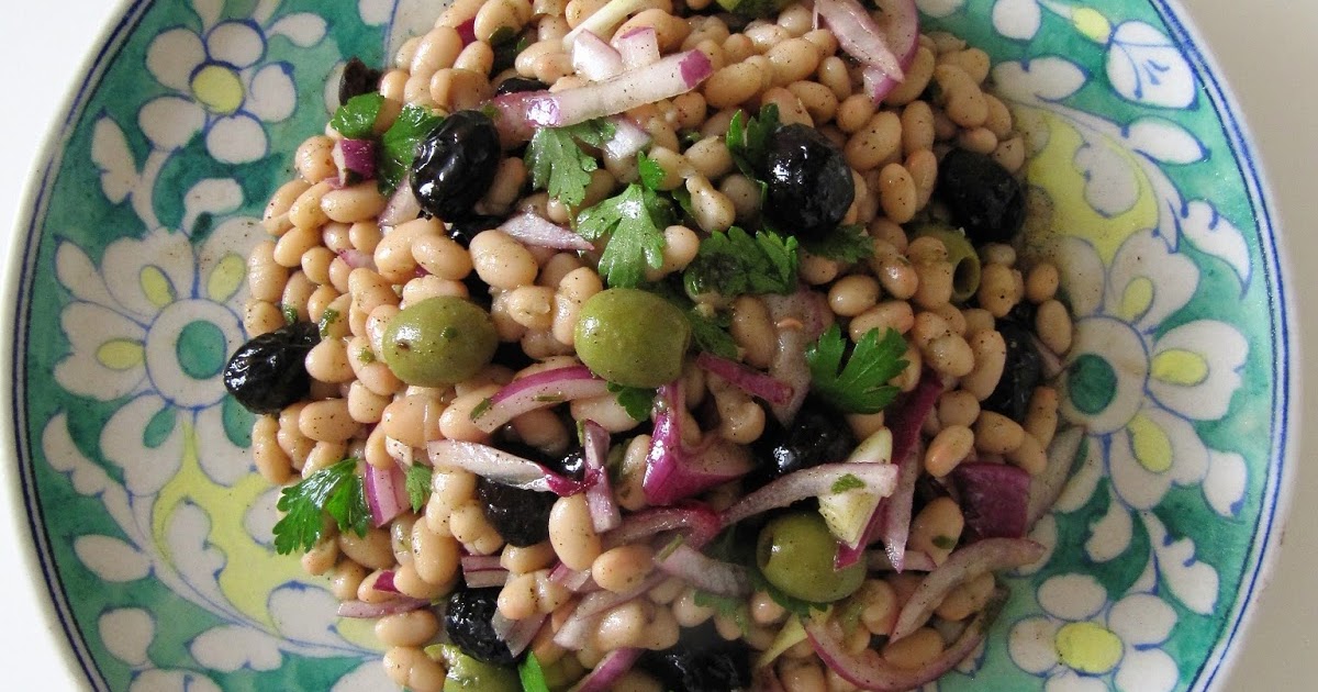 Salade de haricots blancs à la grecque