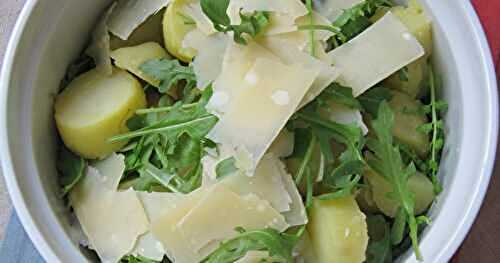 Salade de pommes de terre, roquette et parmesan