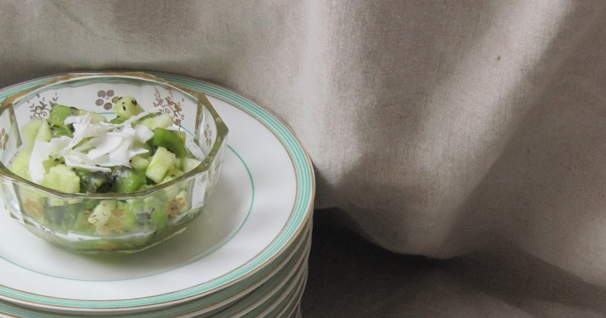 Salade de pommes vertes et de kiwis