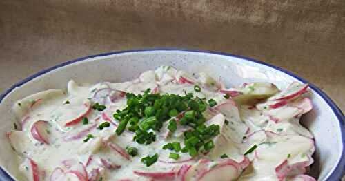 Salade de radis à la ciboulette