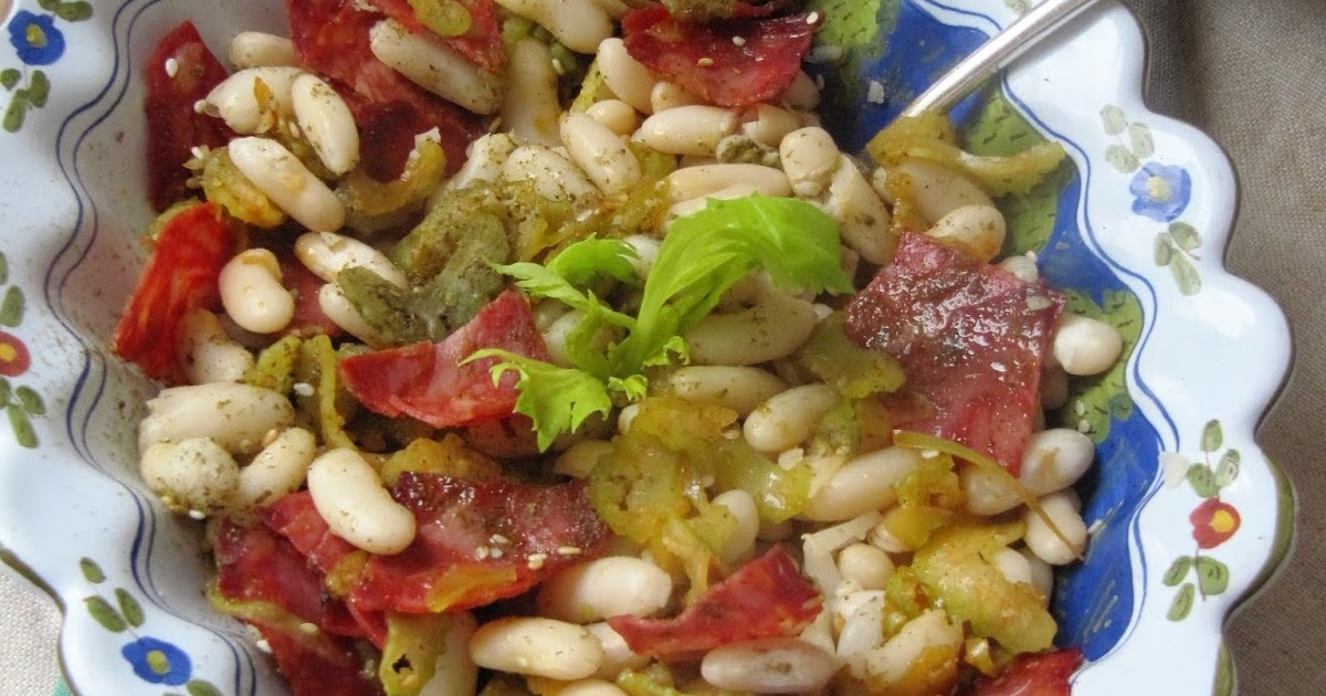 Salade tiède de haricots blancs au zaatar