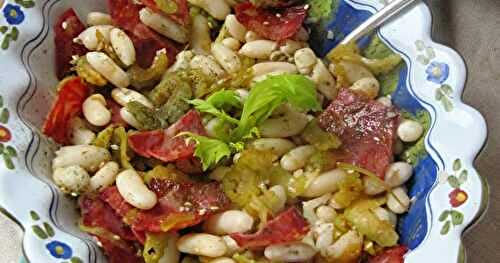 Salade tiède de haricots blancs au zaatar