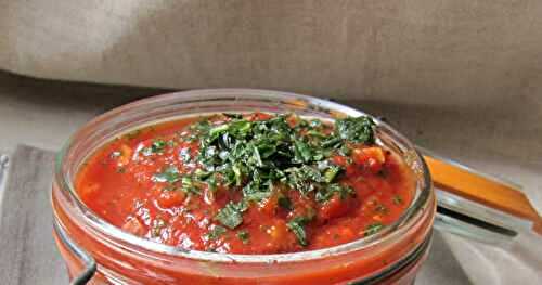Sauce tomate légère 
