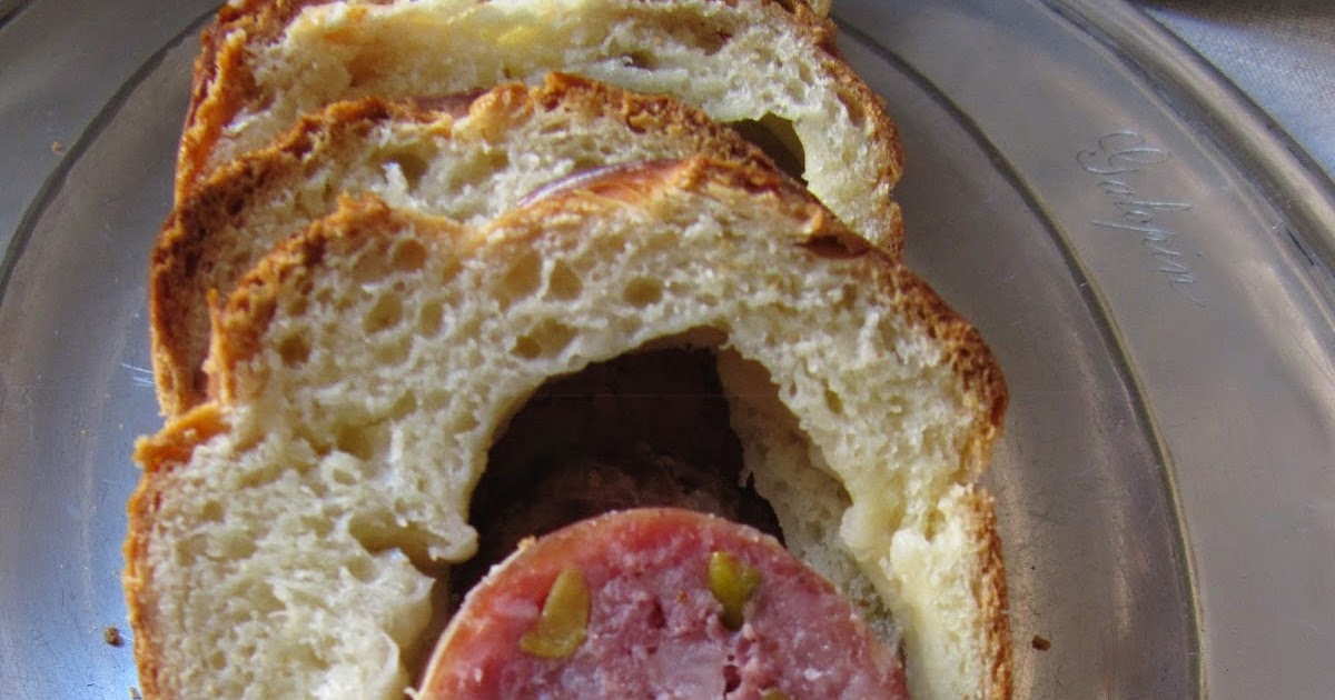 Saucisson pistaché en brioche 