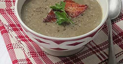 Soupe de lentilles vertes