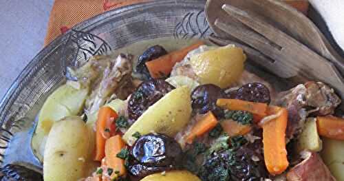 Tajine de lapin au citron confit