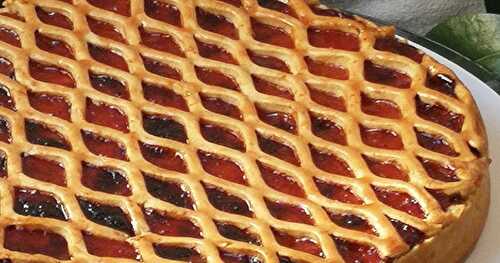 Tarte aux coings grillagée