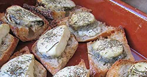 Tartines au chèvre