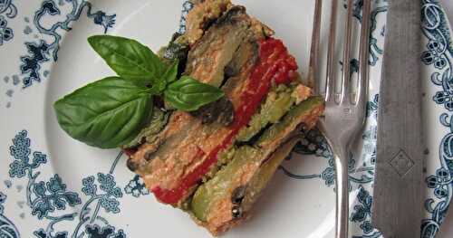 Terrine de légumes grillés au chèvre frais