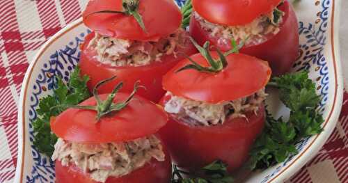 Tomates  surprise au thon mayonnaise