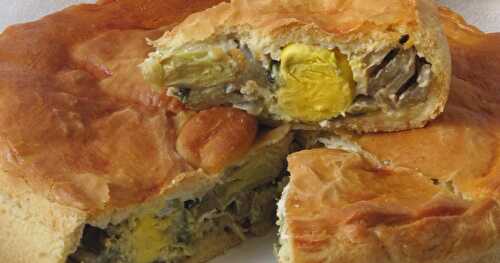 Tourte aux blettes & aux artichauts