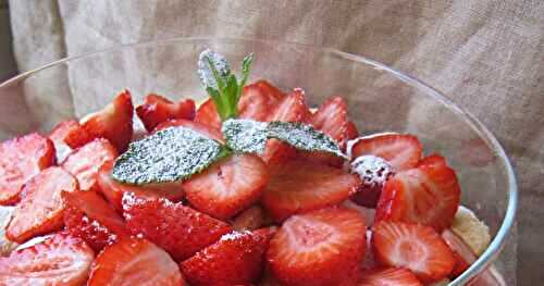 Trifle aux fraises