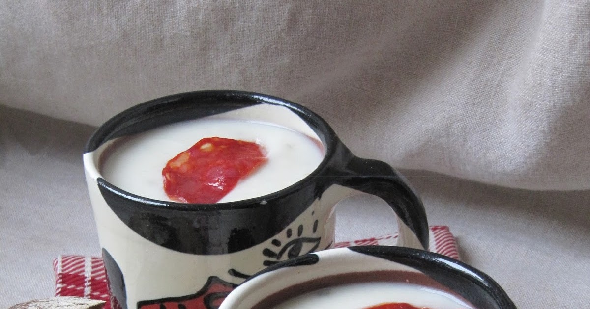 Velouté de chou fleur au chorizo 