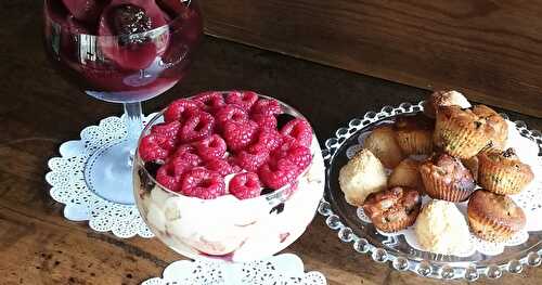 Tiramisu aux framboises & autres douceurs