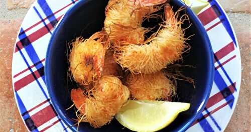 Crevettes au Kadaïf