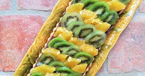 Tarte aux kiwis & aux oranges