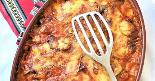 Gratin de blettes sauce Aurore