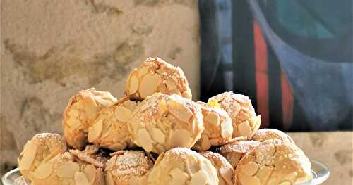 Amaretti aux amandes effilées 