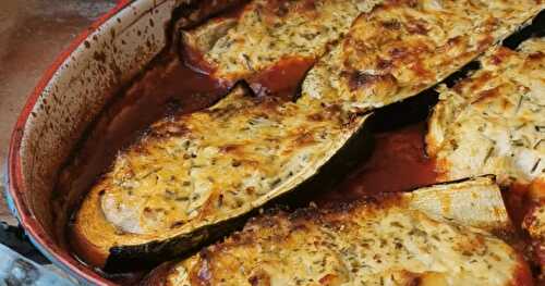 Gratin de courgettes au boursin