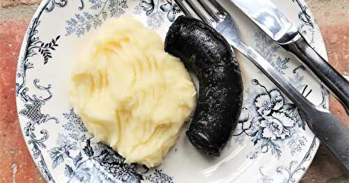 Boudin noir et purée 