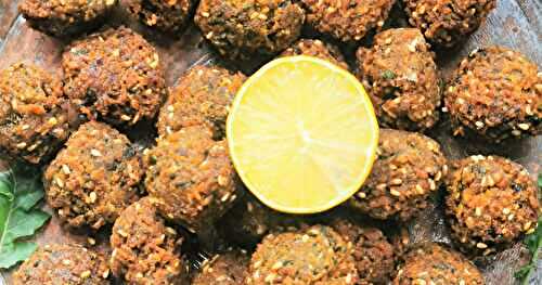 Falafels de lentilles corail 