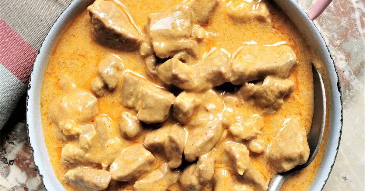 Sauté de porc crémeux au curry