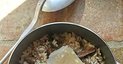 Risotto aux champignons & au pesto de sauge 